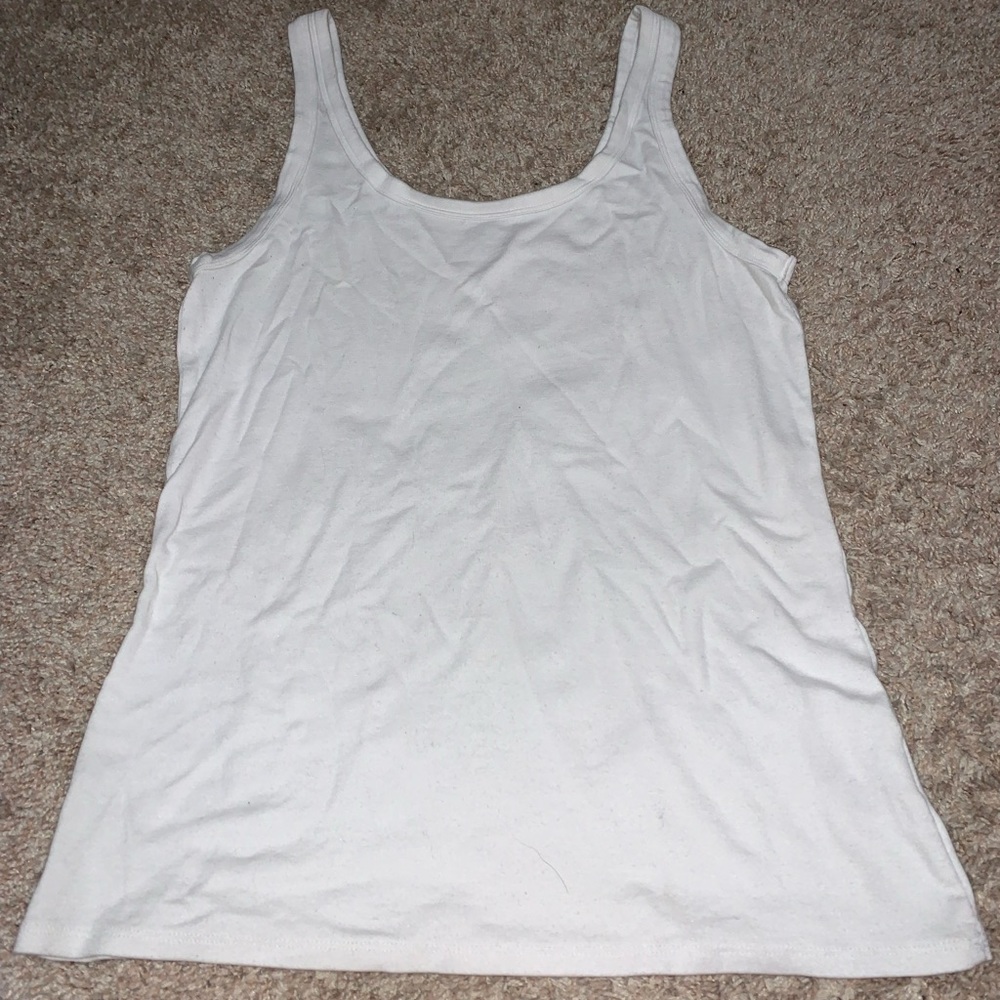 Basic white tank from Walmart